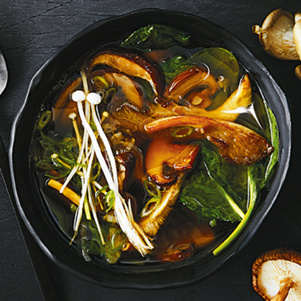 MIXED MUSHROOM MISO SOUP